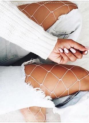 Колготки сітка велика