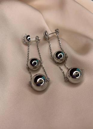 Серьги шарики