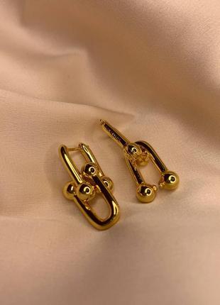 Серьги цепи