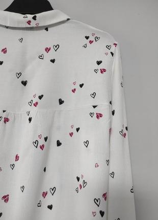 Блуза с сердечками bershka family look 4