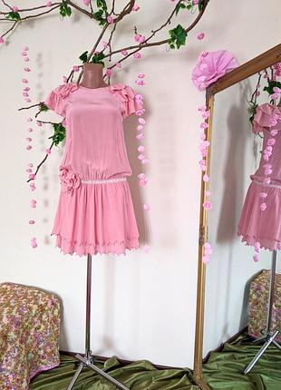 Galliano шёлк шелковое платье италия