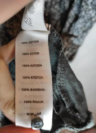 Кофта блуза хлопковая 44 46 размер серая женская котон cotton4 фото