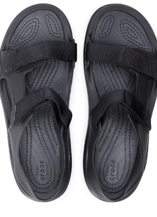 Сандалии crocs swiftwater expedition black6 фото