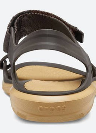 Сандалі crocs swiftwater expedition espresso4 фото