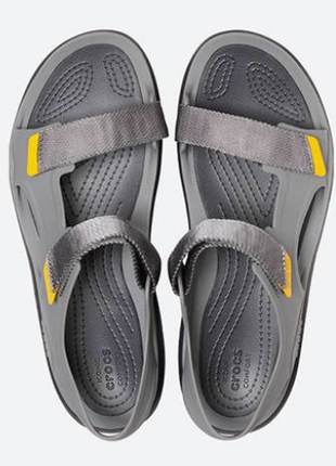 Сандалии crocs swiftwater expedition slategrey3 фото