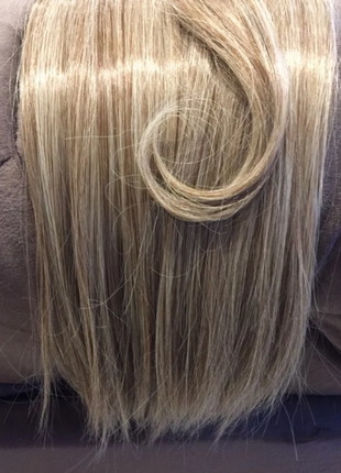 Накладной хвост. новый. светло - русый. шиньон.