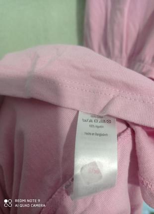 Хлопковое тритажное  розовое натуральное хлопок платье трикотаж5 фото