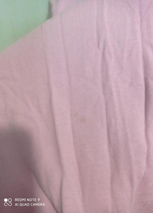 Хлопковое тритажное  розовое натуральное хлопок платье трикотаж6 фото