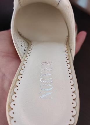 Перламутрові шьопки/ мюли шкіра розпродаж