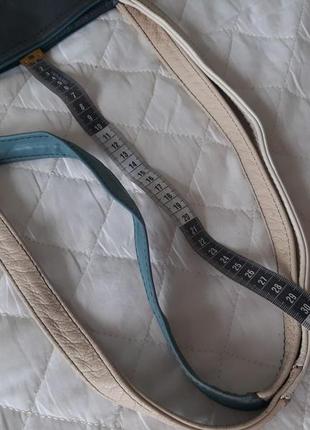 Кожаная сумка genuine leather. 7