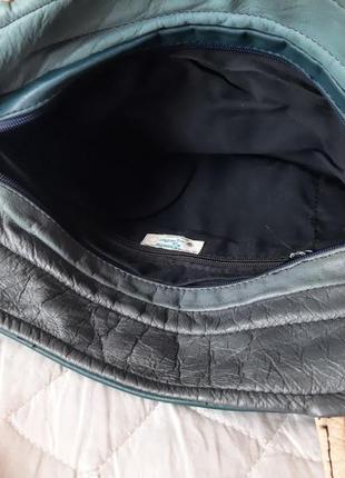 Кожаная сумка genuine leather. 8