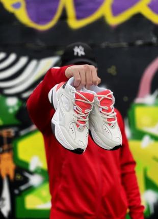 Кросівки жіночі nike m2 tekno white/red