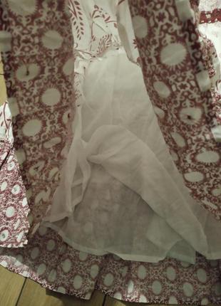 Новая стильная, качественная юбка. 100% котон. пр-во индия. р-р 46.bon prix, евро 385 фото