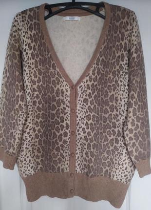 Стильная кофта m&s в леопардовый принт, 12 2