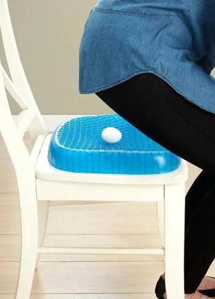 Ортопедична подушка для розвантаження хребта egg sitter  ⁇  гелева подушка сидіння6 фото