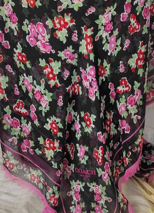 Большой платок coach
