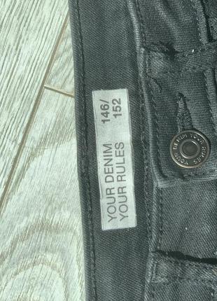 Черная джинсовая юбка3 фото