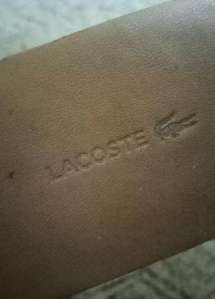Фірмові мокасини lacoste, оригінал! 9