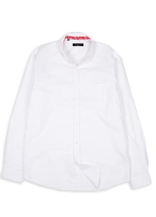 Белая рубашка оксфорд selected большой размер xxl
