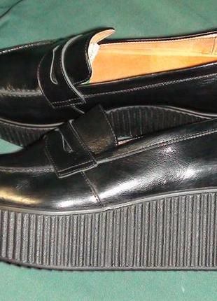 Sharman - кожаные туфли, мокассины3 фото