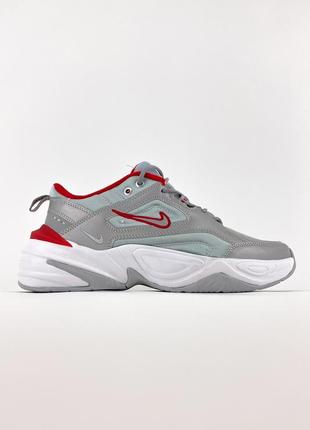 Стильные женские кроссовки  nike m2k tekno metallic silver reflective1 фото