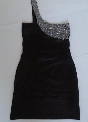 Нарядное мини платье 4