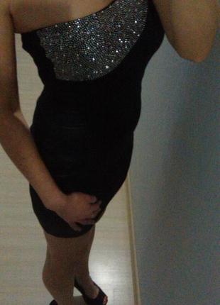 Нарядное мини платье 5