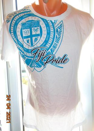 Катоновая стильна футболка fiji dai. s-m.унісекс