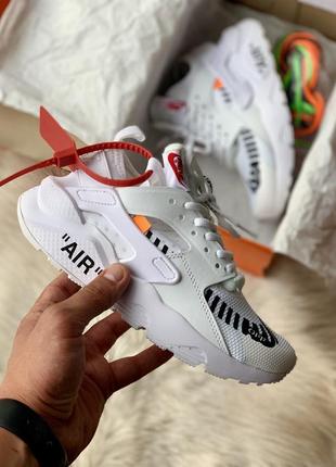 Кроссовки женские   air huarache 'off white'