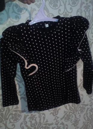 Кофточка с воланами коттон на 4-5 лет