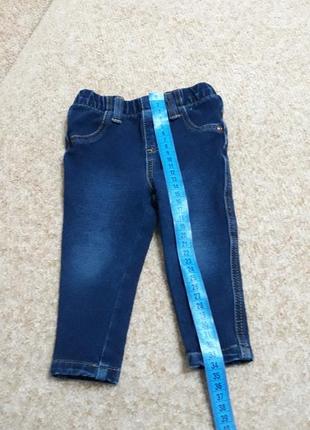 Фірмові джинси-узкачи 6-9 міс