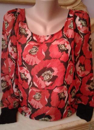 Блузка з прінтом1 фото