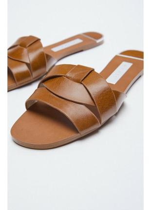 Шлепки шлепанцы сандалии босоножки zara