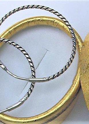 Серьги серебро 925 проба 5,40 грамма