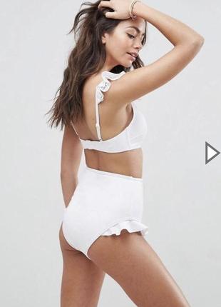 Купальник  невесты белый asos
