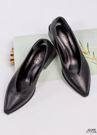 Элитная коллекция!  шикарные туфли натуральная кожа чёрные1 фото