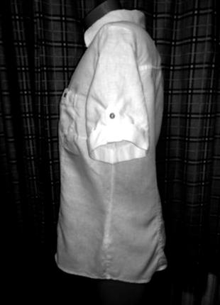 Сорочка з льону біла canda5 фото