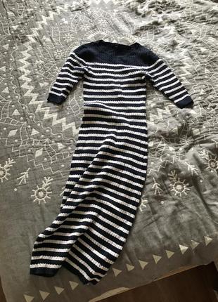 Плаття next трикотажне в’язане літнє весняне довге