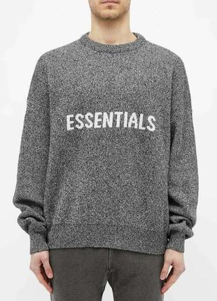 Свитер свитшот fear of god essentials knit sweater