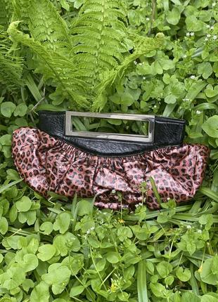 Клатч з твариною принтом