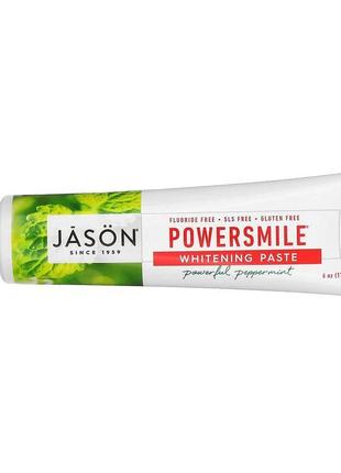 Зубная паста jason natural, powersmile, перечная мята2 фото