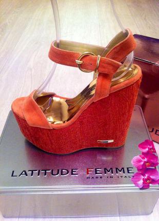 Італійські босоніжки "latitude femme". ціна знижена!