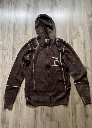 Кофта мужская трикотажная шерсть gas размер m, очень мягкая!