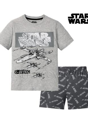 6-8 лет летняя пижама для мальчика star wars домашняя одежда1 фото