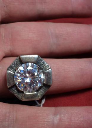 Изумительное кольцо женское серебро размер 18,53 фото