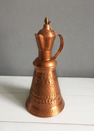 Антикварний мідний чайничок albania