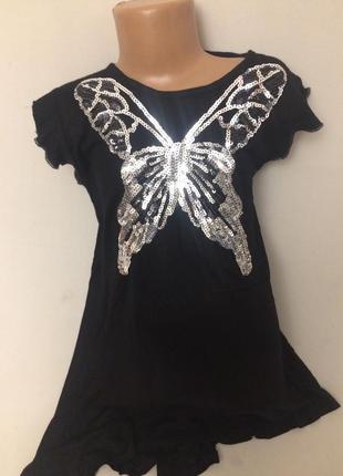 Футболка-туника  на возраст 9-10 лет