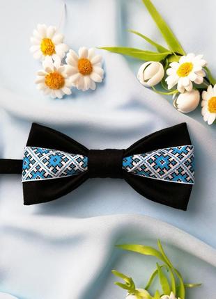Стильная бабочка - галстук «вышиванка» украинский патриотический стиль1 фото