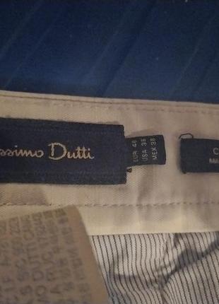 Брюки штаны джинсы весенние светлые брендовые бренд massimo dutti italy италия оригинал7 фото