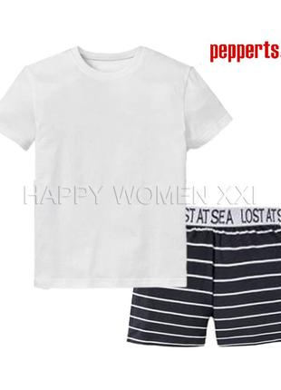10-12 років літня піжама для хлопчика домашній костюм футболка шорти трикотажні бавовняні відпочинок